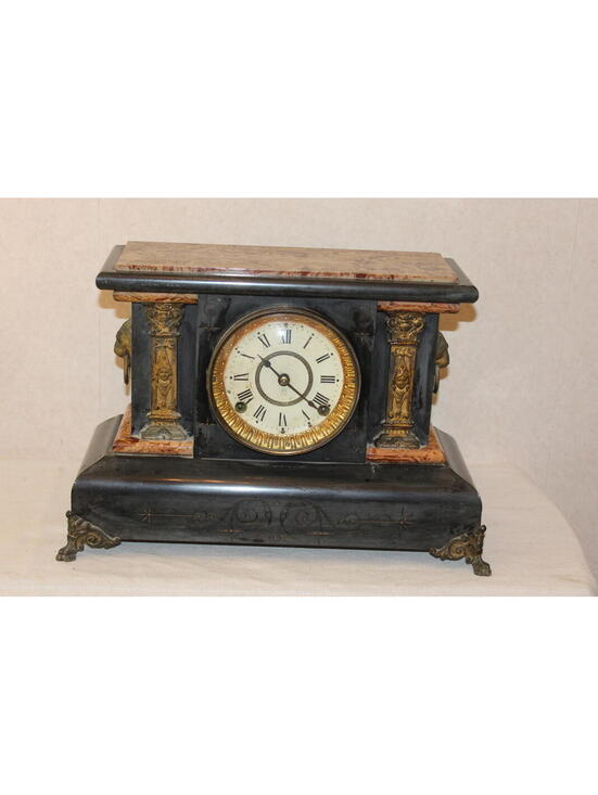 Seth Thomas Other - Antique Seth Thomas Adamantine Mantel Clock – Key Wind – Late 1800s